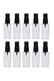 50ML - 10 Adet - Şeffaf Boş Plastik Pet Şişe