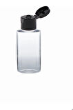 50ml - Likit- Dezenfektan - Kolonya - Siyah - Fliptop - Kapaklı- 25 Adet