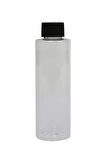 100ml - Siyah - Düz Kapaklı - Likit - Dezenfektan - Kolonya - 10 Adet