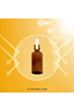 Altın/Beyaz Cam Pipetli 30ml Amber Cam Şişeler 3 Adet