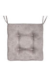 Sandalye Minderi Su itici Güneşe Dayanaklı DÜĞMELİ Bahçe-Balkon Minder 50x50x8CM 4 ADET