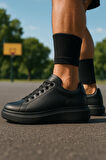 Günlük Erkek Spor Ayakkabı Bağcıklı Dikiş Detaylı Hafif Kalın Yüksek Taban Sneaker MC001
