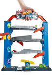 4 Katlı Mini City Stunt Garage Garaj Oyun Seti