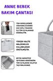 IRK Lemoon Çok Amaçlı Unisex Bebek Bakım Çantası Gri