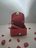 Gogo Mini Çanta Charm Hakiki Deri Gülkurusu 6.5x4x4 cm