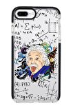 iPhone 8 Plus Einstein In Formula Desenli Candy Bumper Silikonlu Telefon Kılıfı