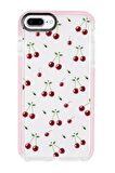 iPhone 7 Plus Uyumlu Kiraz Candy Bumper Silikonlu Telefon Kılıfı