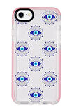 iPhone SE 2020 Uyumlu Mystic Aura Desenli Candy Bumper Silikonlu Telefon Kılıfı