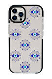 iPhone 15 Pro Max Uyumlu Mystic Aura Desenli Candy Bumper Silikonlu Telefon Kılıfı