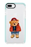 iPhone 7 Plus Teddy Bear Candy Bumper Silikonlu Telefon Kılıfı