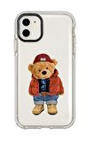 iPhone 12 Teddy Bear Candy Bumper Silikonlu Telefon Kılıfı