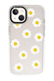 iPhone 15 Uyumlu Bahar Papatyaları Desenli Candy Bumper Darbe Emci Silikonlu Telefon Kılıfı 