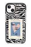iPhone 15 Uyumlu Picasso Desenli Candy Bumper Darbe Emci Silikonlu Telefon Kılıfı 