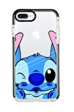 iPhone 8 Plus Casetify Stitch Desenli Anti Shock Premium Silikonlu Siyah Kenar Detaylı Telefon Kılıfı