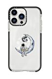 iPhone 13 Pro Max Keyifli Astronot Casetify Darbe Emci Silikonlu Telefon Kılıfı