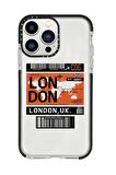 iPhone 13 Pro Max London Ticket Casetify Darbe Emci Silikonlu Telefon Kılıfı