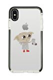 iPhone X Casetify Dobby Desenli Anti Shock Premium Silikonlu Siyah Kenar Detaylı Telefon Kılıfı