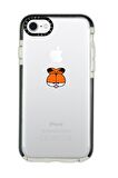 iPhone 6 Plus Casetify Garfield Desenli Anti Shock Premium Silikonlu Siyah Kenar Detaylı Telefon Kılıfı