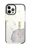 iPhone 12 Pro Casetify Küçük Prens Desenli Anti Shock Premium Silikonlu Siyah Kenar Detaylı Telefon Kılıfı