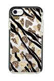 iPhone 8 Casetify Love Animal Pattern Desenli Anti Shock Premium Silikonlu Siyah Kenar Detaylı Telefon Kılıfı