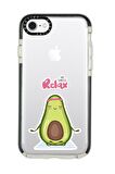 iPhone 6 Casetify Relax Desenli Anti Shock Premium Silikonlu Siyah Kenar Detaylı Telefon Kılıfı
