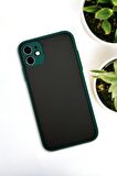 iPhone 11 Uyumlu Buzlu Şeffaf Lüx Telefon Kılıfı