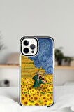 iPhone 13 Pro Sarı Çiçekler Desenli Casetify Darbe Emci Silikonlu Telefon Kılıfı