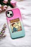 iPhone 14 Plus Uyumlu Women At Work Desenli Premium Rainbow Silikonlu Telefon Kılıfı