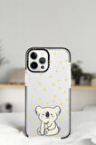 iPhone 14 Pro Max Koala Desenli Casetify Darbe Emci Silikonlu Telefon Kılıfı