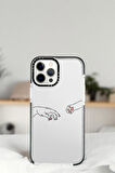 iPhone 14 Pro Hand and Paw Desenli Casetify Darbe Emci Silikonlu Telefon Kılıfı