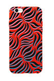 iPhone 6 Uyumlu Color Wave Desenli Premium Silikonlu Telefon Kılıfı