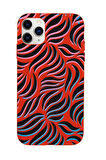 iPhone 11 Pro Uyumlu Color Wave Desenli Premium Silikonlu Telefon Kılıfı