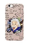 iPhone 6 Plus Einstein In Formula Desenli Premium Silikonlu Telefon Kılıfı