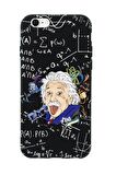 iPhone 6S Einstein In Formula Desenli Premium Silikonlu Telefon Kılıfı