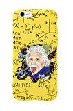 iPhone 8 Einstein In Formula Desenli Premium Silikonlu Telefon Kılıfı