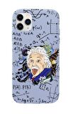 iPhone 11 Pro Einstein In Formula Desenli Premium Silikonlu Telefon Kılıfı