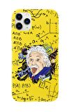 iPhone 11 Pro Max Einstein In Formula Desenli Premium Silikonlu Telefon Kılıfı