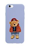 iPhone 6 Teddy Bear Premium Silikonlu Telefon Kılıfı