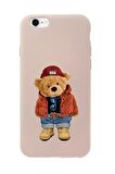 iPhone 6 Teddy Bear Premium Silikonlu Telefon Kılıfı