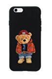 iPhone 7 Teddy Bear Premium Silikonlu Telefon Kılıfı