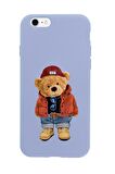 iPhone SE 2020 Teddy Bear Premium Silikonlu Telefon Kılıfı