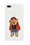 iPhone 7 Plus Teddy Bear Premium Silikonlu Telefon Kılıfı