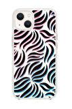 iPhone 13 Uyumlu Color Wave Desenli Premium Şeffaf Silikon Kılıf 