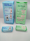  SEVİMLİ ZEBRA VE FİL TEMALI MİNİ CEP ISLAK MENDİLİ (2 PAKET)
