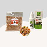 Kaplumbağalar İçin Gammarus Karides 20Gr + Kaplumbağalar İçin Multivitamin 50ML