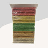 Premium 5 Renkli Munchy Çubuk 6-7Gr Kalın 100lü Köpek Ödülü