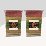 Premium 5 Renkli Munchy Çubuk 6-7Gr Kalın 100lü Köpek Ödülü 2 Paket