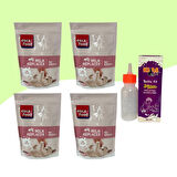 Yavru Kediler İçin Süt Tozu 200Gr 4 Adet + 60ML Biberon