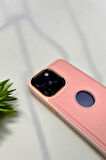 iPhone 14 Pro Max Uyumlu Luxury Leather Logo Silikonlu Telefon Kılıfı