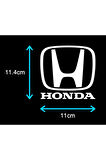 Honda İçin Uyumlu Aksesuar Oto Sticker Beyaz 11 Cm